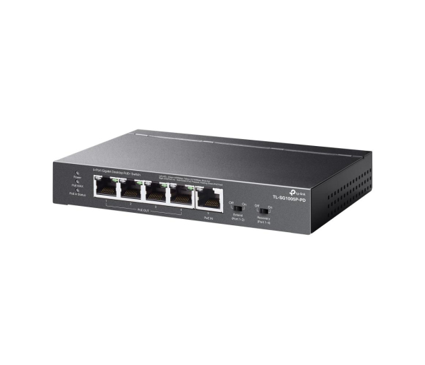 TP-Link 5p TL-SG1005P-PD (1xPoE++ IN, 4xPoE+ OUT) - 1298901 - zdjęcie 4